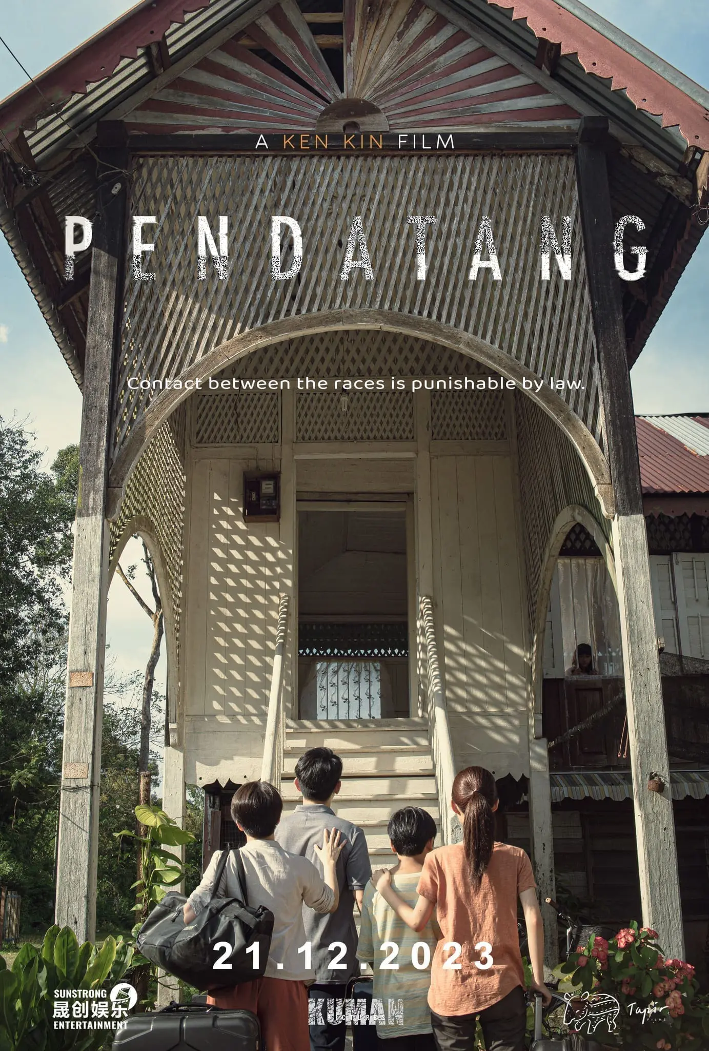 Poster of first crowdfunded movie Pendatang