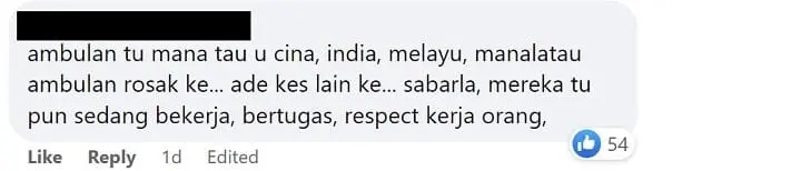 [VIDEO] M'sian Man Accuses Paramedics Of Being Late To Save Accident Victim Due To Racism comment 2