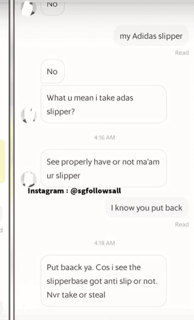 Rider admits to taking slippers