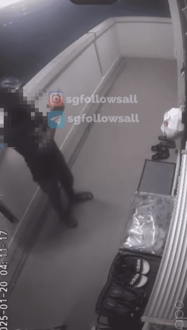 Rider snaps a photo of delivery