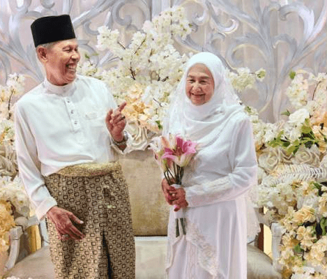 Rohani and her husband Yusof Embi