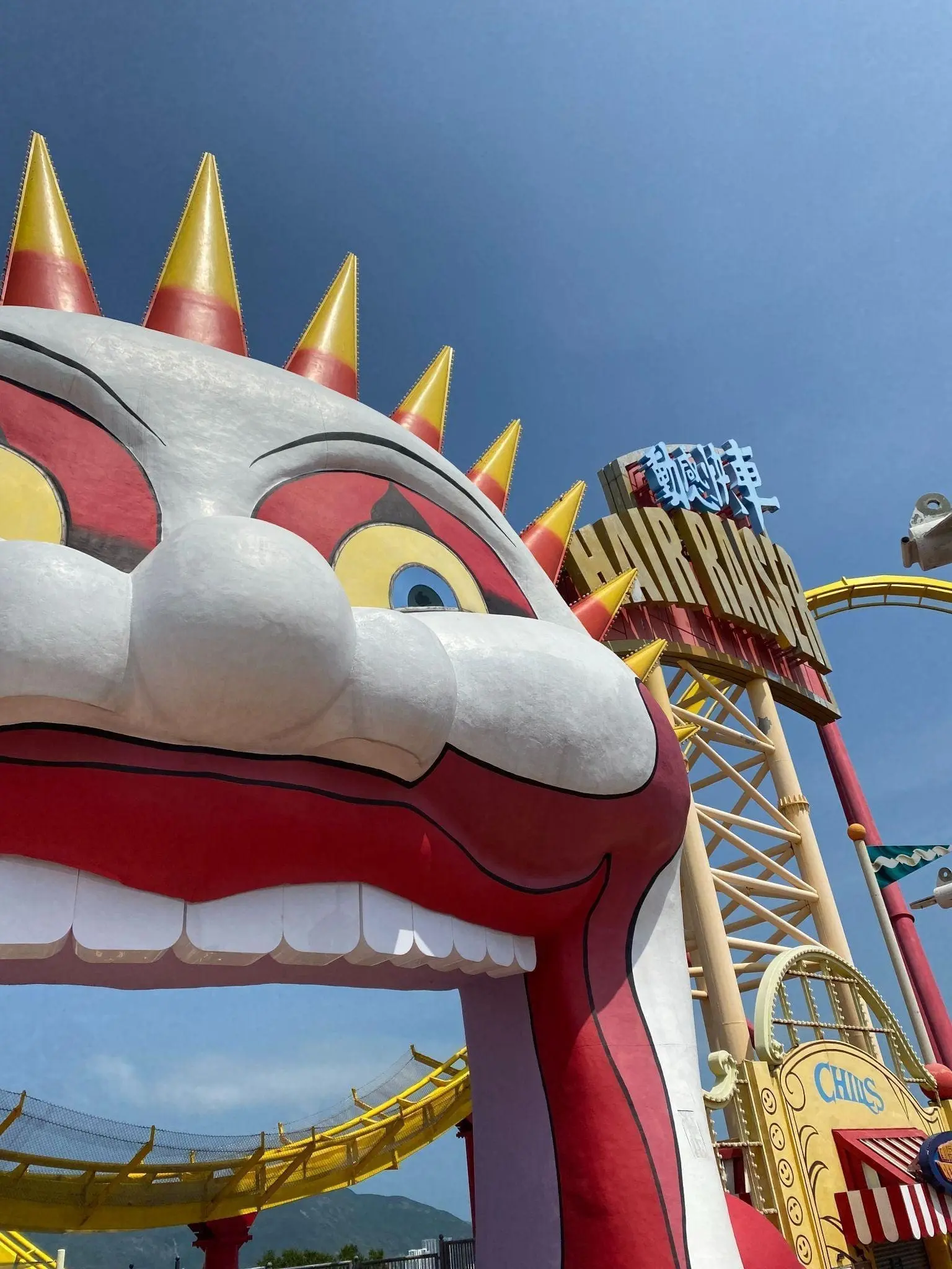 Roller Coster ride in Hong Kong Park