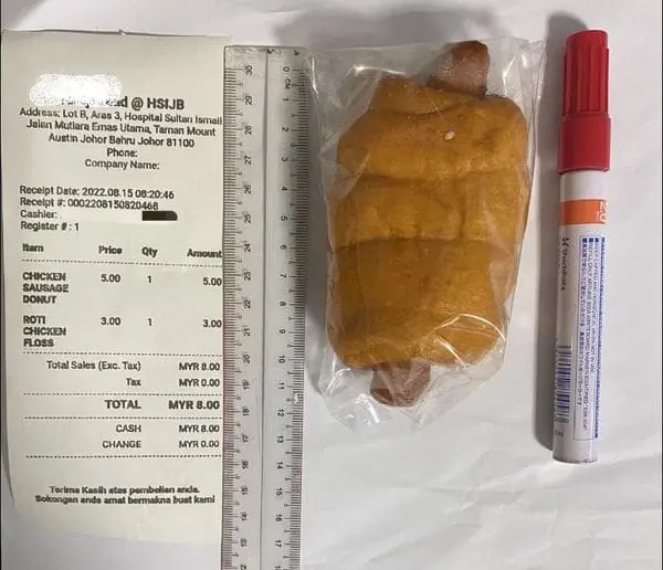 RM5 Sausage Bun? Johor Health Department Reprimands Hospital Bakery For Overpricing