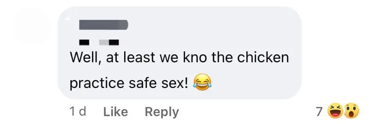 "Spice Up Your Sex Life...Literally" — Netizens Shocked To See Condom Inside Chicken Curry comment 2