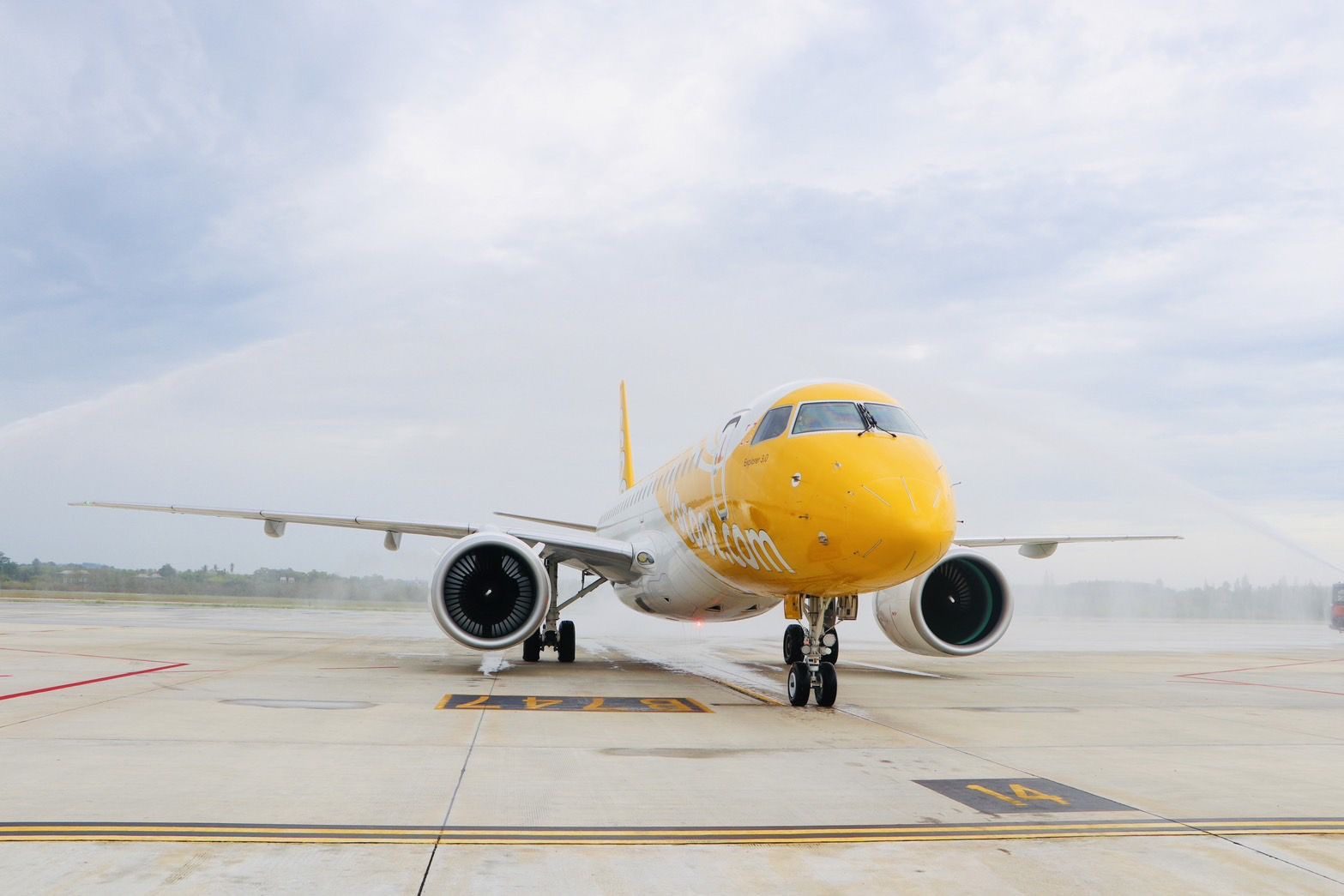 Scoot aircraft in S'pore