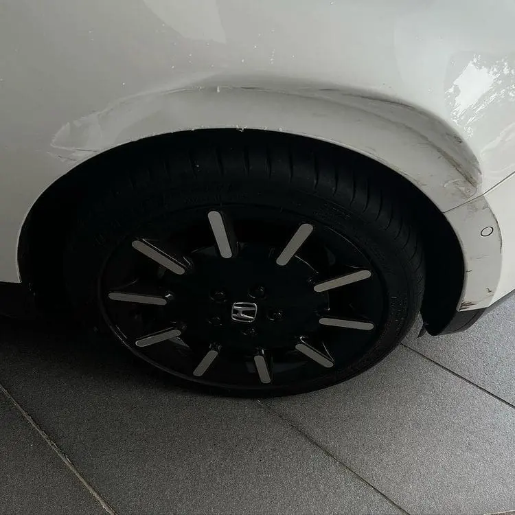 Johor prince's Honda e damaged