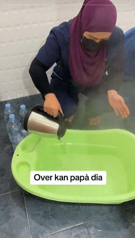 M'sian Father Buys Mineral Water For Son's Bathwater Due To Unclean Water In Terengganu