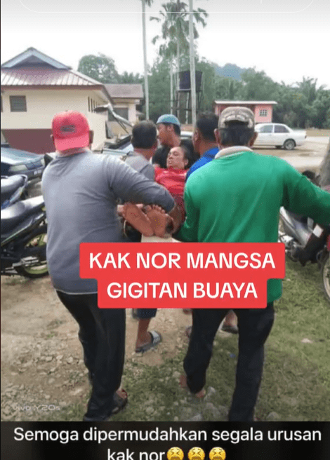 M'sian Woman Dragged Into The River By Crocodile While Sitting By The Side In Melaka 