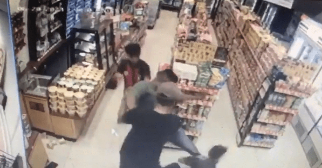Drunk M'sian Man Punches Teen At Convenience Store, Friend Poses For A Selfie With Victim