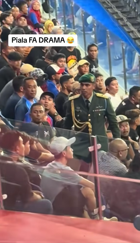 M'sian Football Fan Claims He Was Beaten By Johor Military Force Staff During FA Cup Final