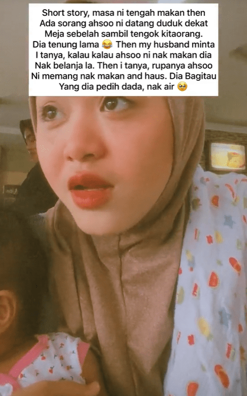 M'sian Woman Treats Old Aunty To A Meal Despite Having Only RM60 With Her