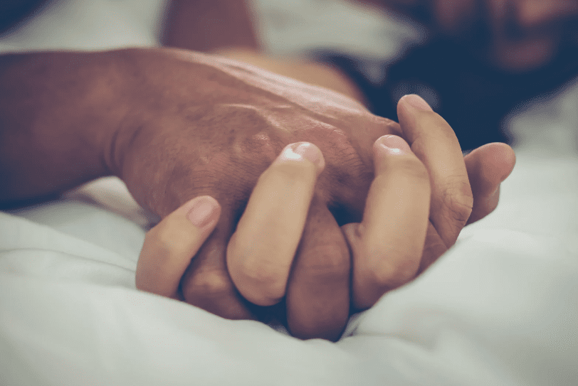 Couple having intercourse