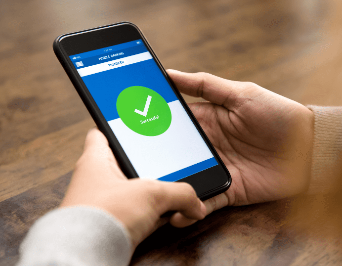 transferring money online