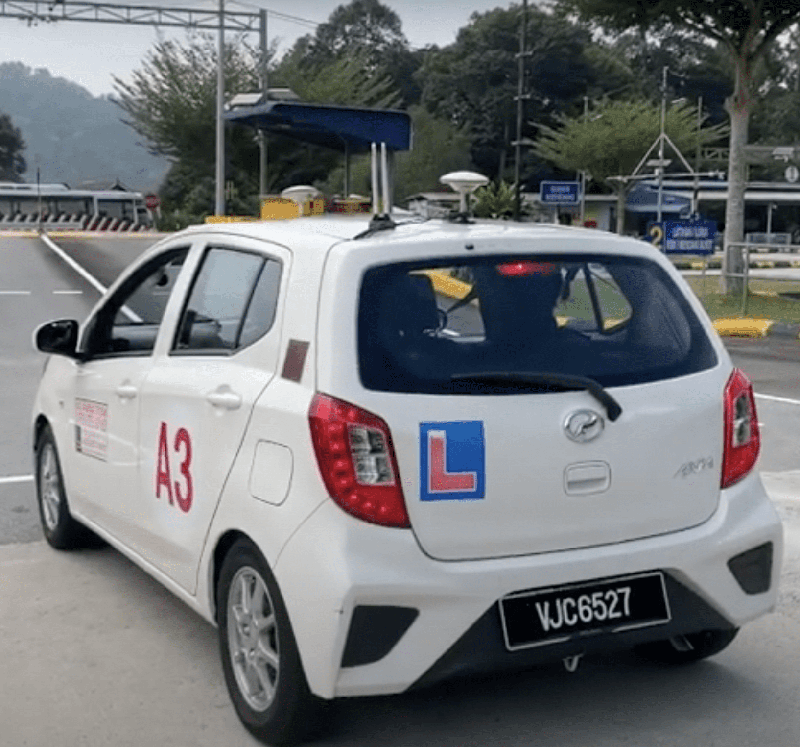 Car used in eTesting system trial