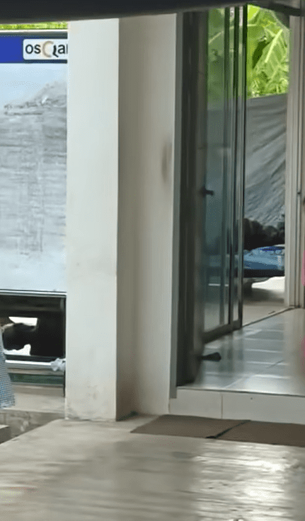 Man rolling on the floor