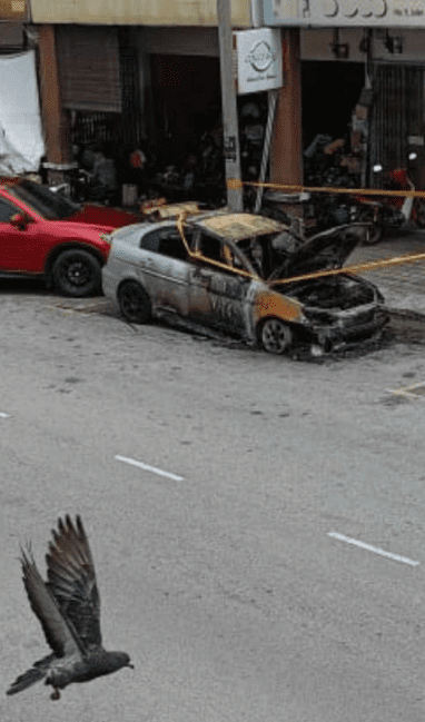 remaining of the car