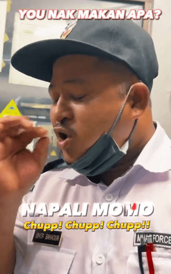 Kindhearted M'sian Cooks Nepali Dish For Homesick Security Guards Working In The Country