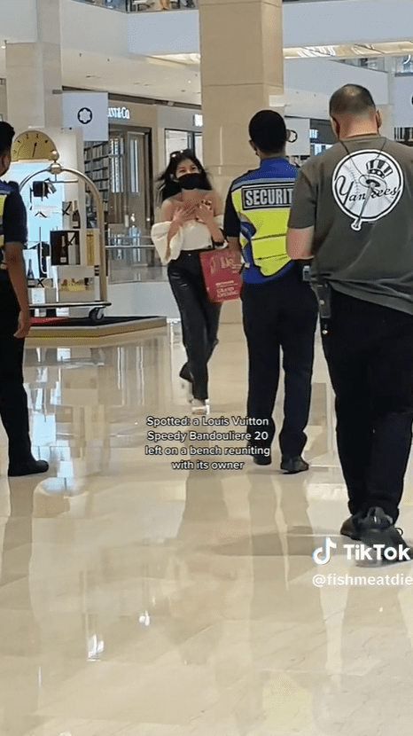 M’sian Woman Loses RM8,900 Louis Vuitton Bag, Has It Returned To Her By Honest Security Guard