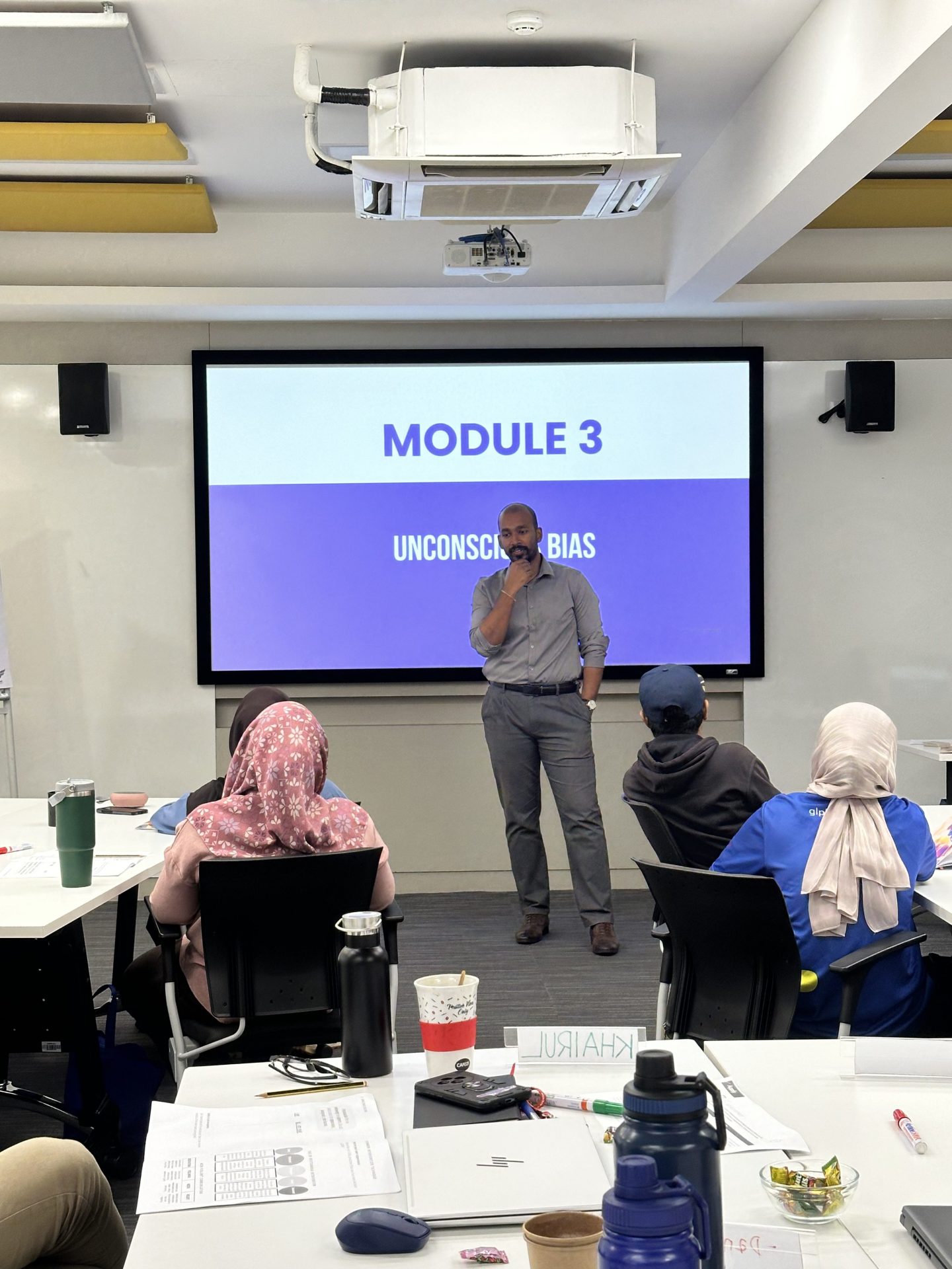 Seelan giving mental health talk (2)