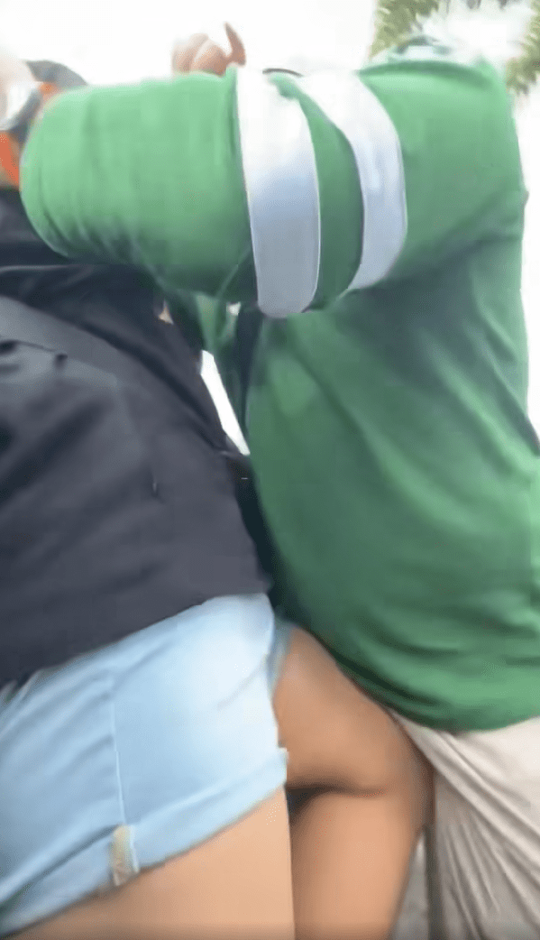 SG and M'sian man fighting with each other