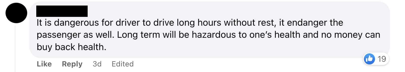 SG Grab Driver Posts Proof Of RM19,400 Earned In A Week, Sparks Debate Among Netizens comment 2