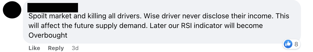 SG Grab Driver Posts Proof Of RM19,400 Earned In A Week, Sparks Debate Among Netizens comment 1