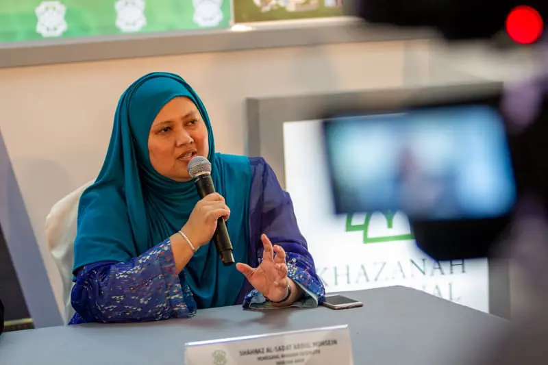 Shahnaz at the launch of Khazanah_s Sukuk Ihsan for Trust Schools Programme