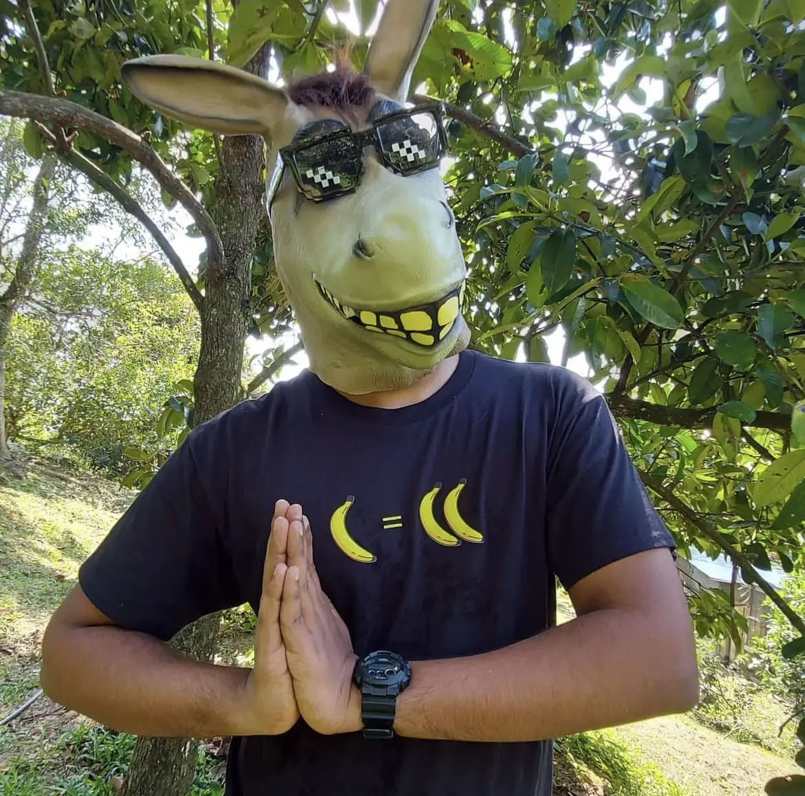 Shiva didn't reveal his face at first