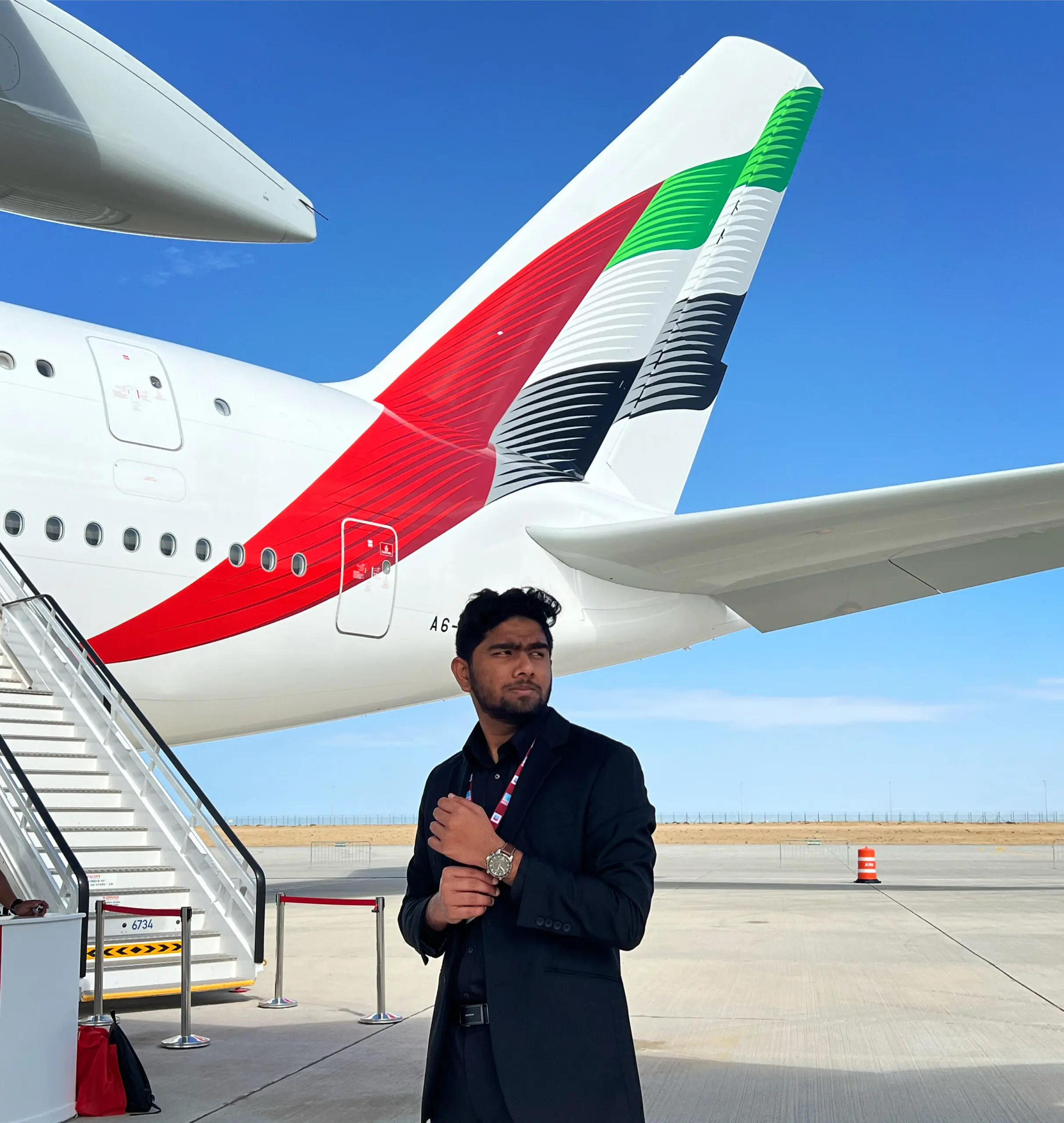 Shiva studying aviation