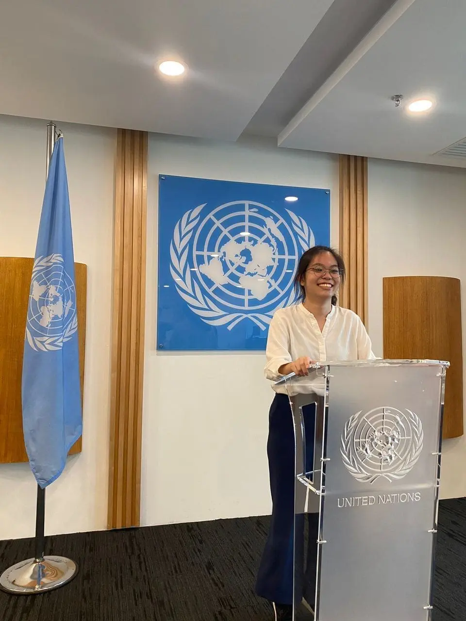 Shu Xin At UNICEF event