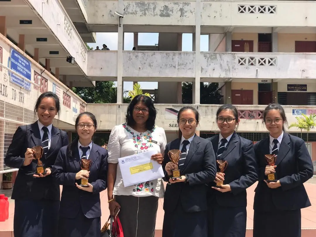 Shu Xin in secondary school 3