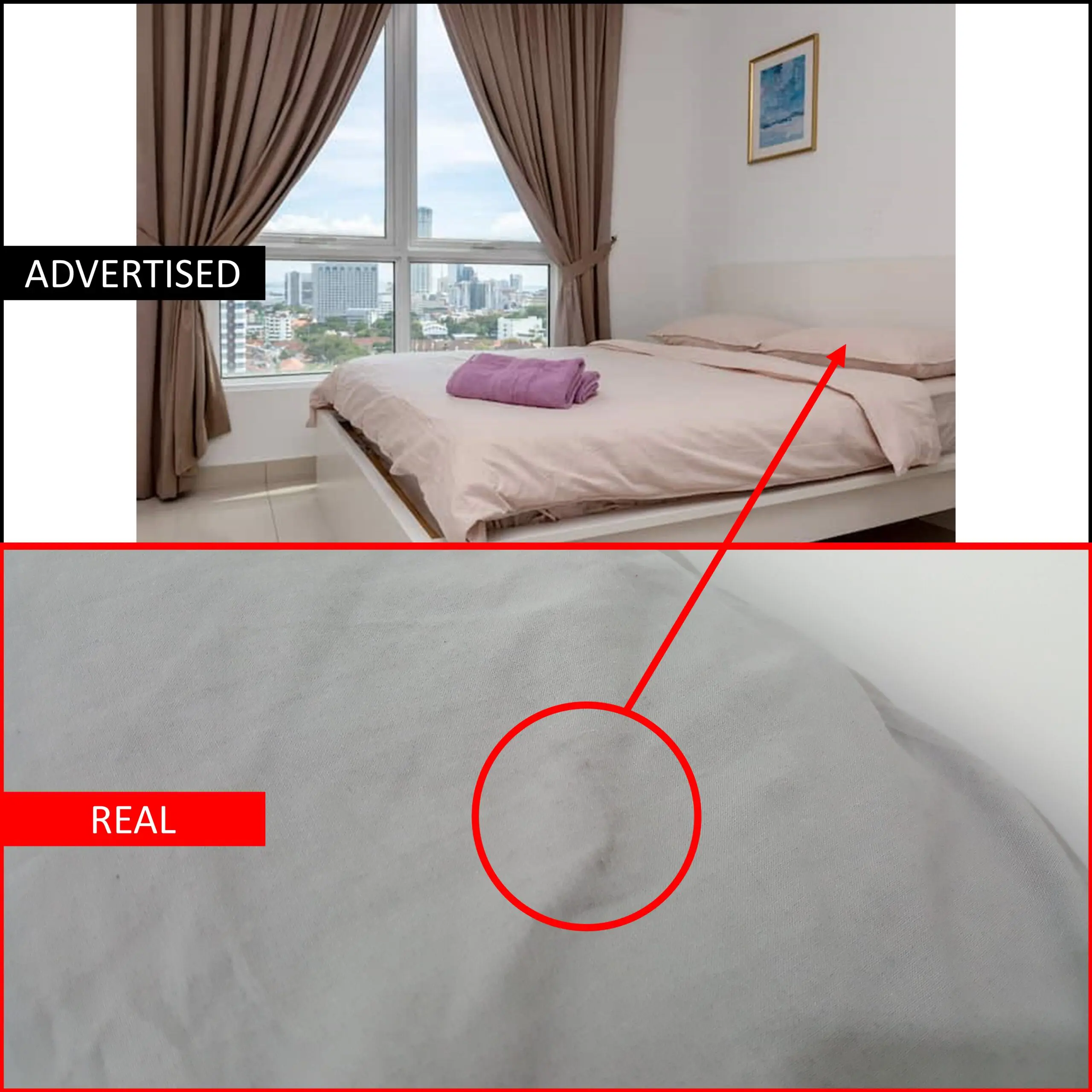 "Big Mistake!" — M'sian Woman Says She Was Scammed Into Staying At Filthy Penang Airbnb