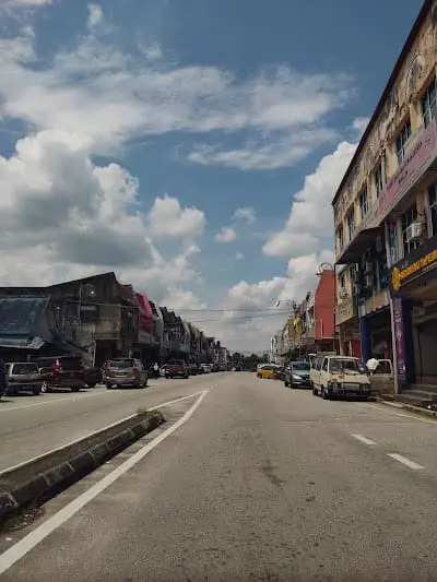 Slim River town in Perak