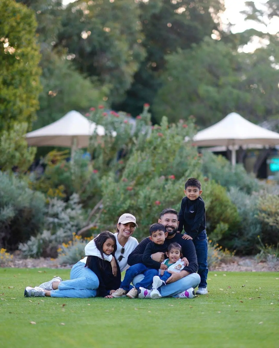 Johor Crown Prince Tunku Ismail Sultan Ibrahim and his family