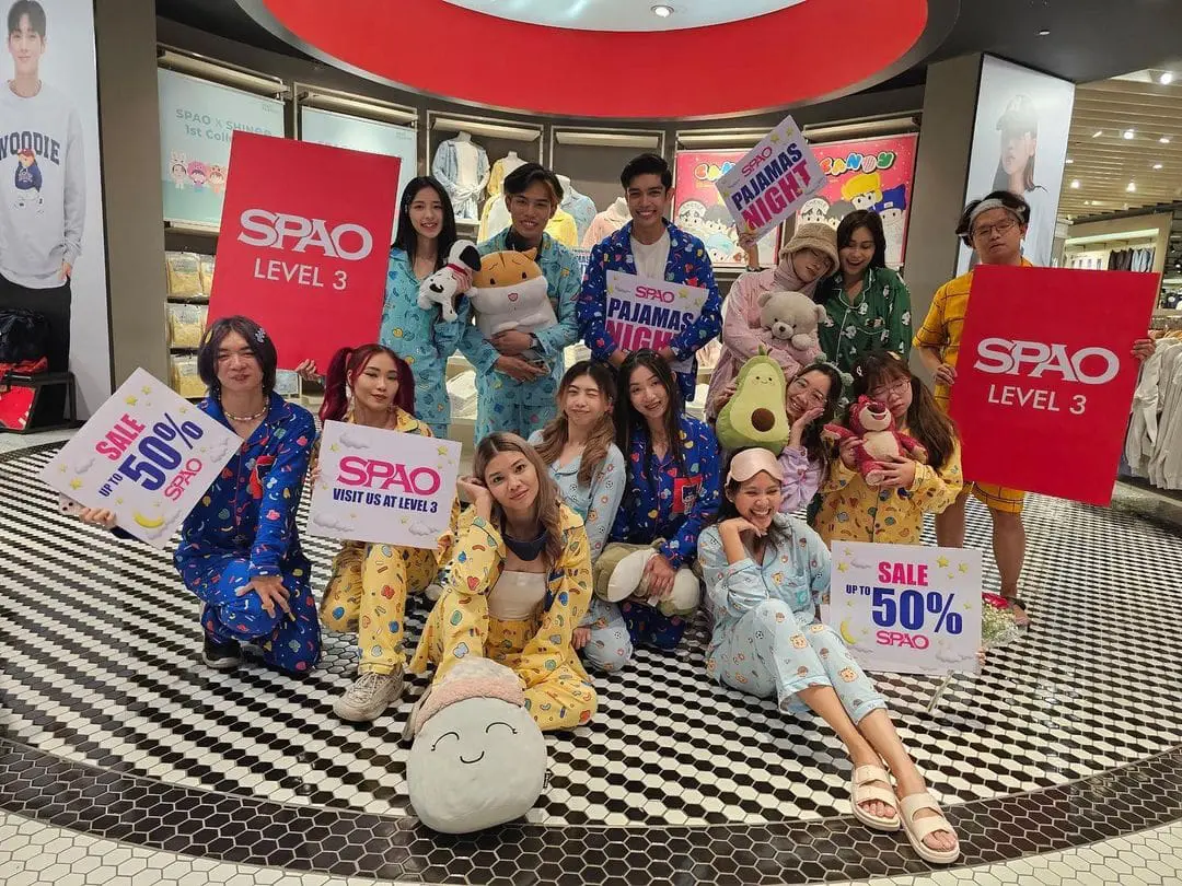 Msian Influencer at SPAO's outlet inside Pavilion KL