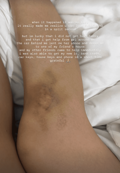 Snatch theft at petrol station (3)