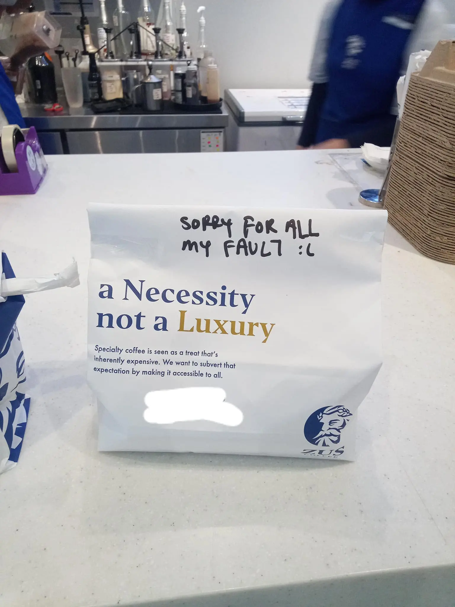 'Sorry For All My Fault' - M'sian Delivery Rider Shares Funny Message A Customer Told Him To Write On His Order 1