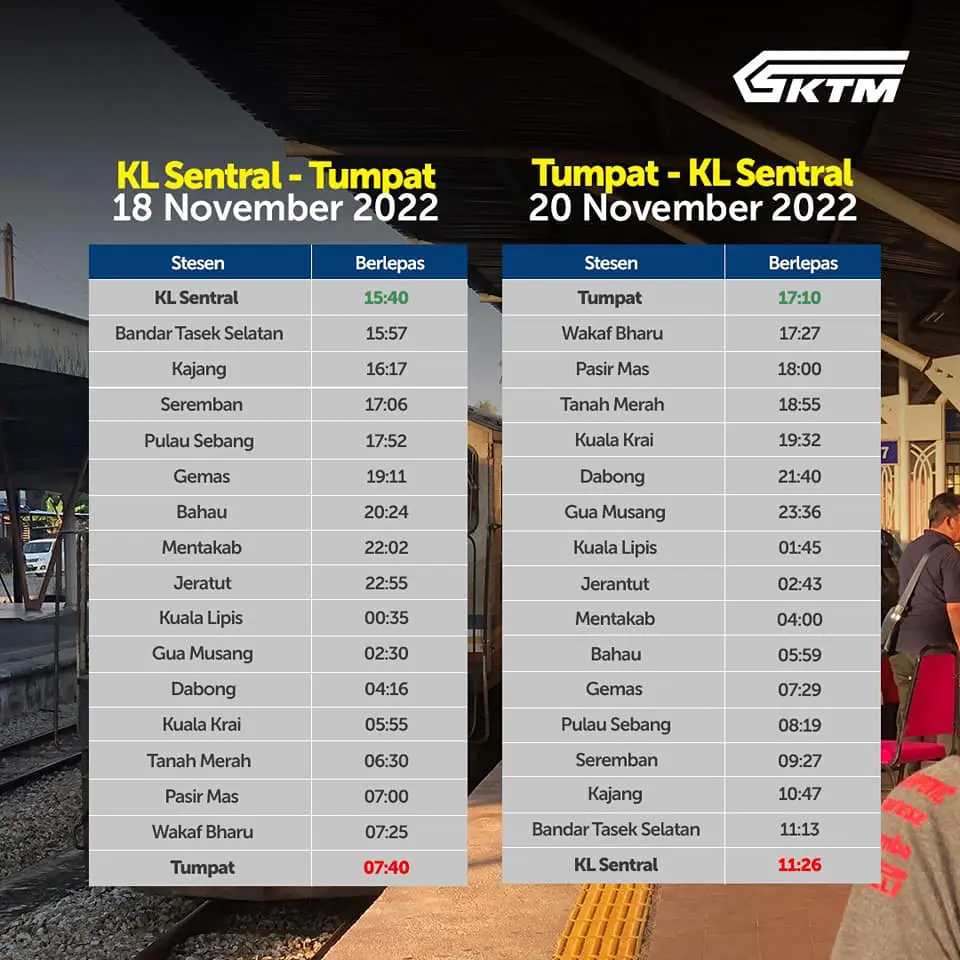 KTMB Is Offering Special ETS Services For M'sians To Vote During GE15