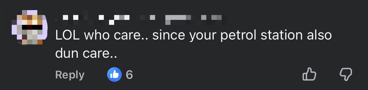 "Just Once, Okay?" — Man Slammed For Pumping RON95 Into SG-Registered Car comment 2