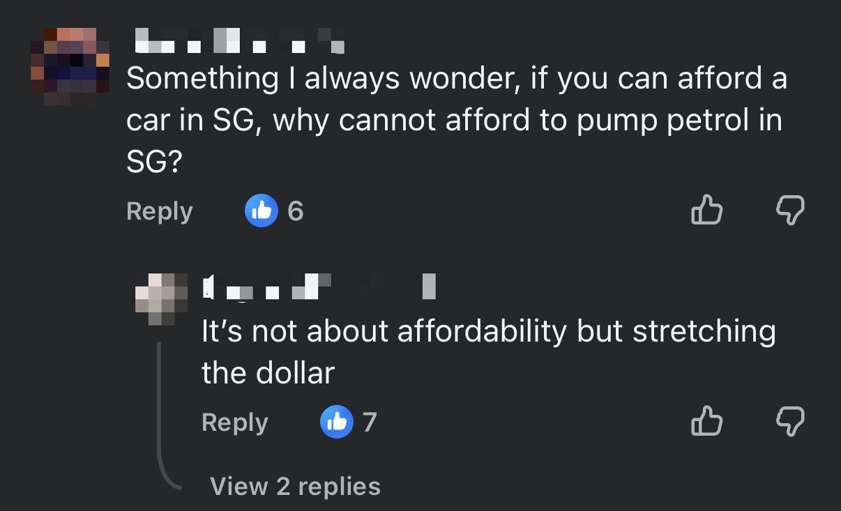 "Just Once, Okay?" — Man Slammed For Pumping RON95 Into SG-Registered Car comment 4