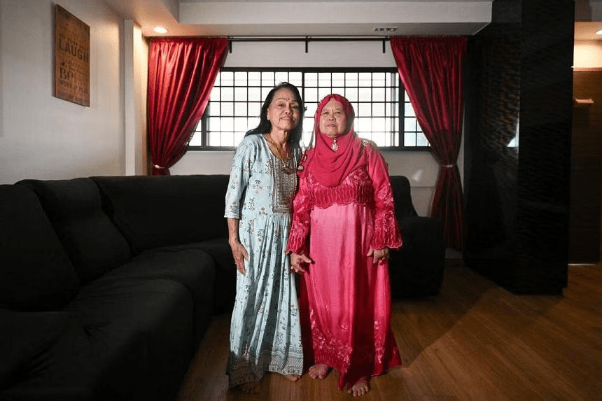 Thangah and Fatimah, childhood best friends turned sisters