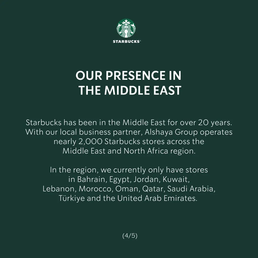 Starbucks Malaysia statement 2
