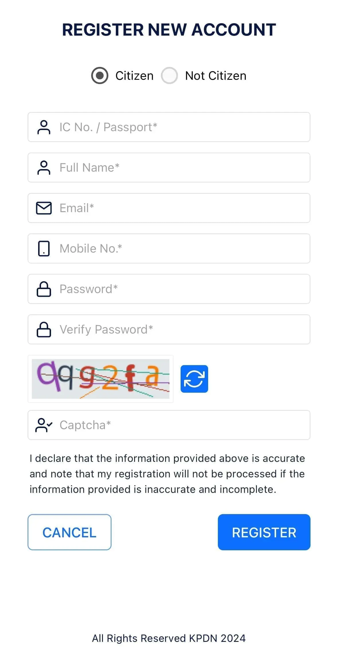 Step 1 Register at EzAdu