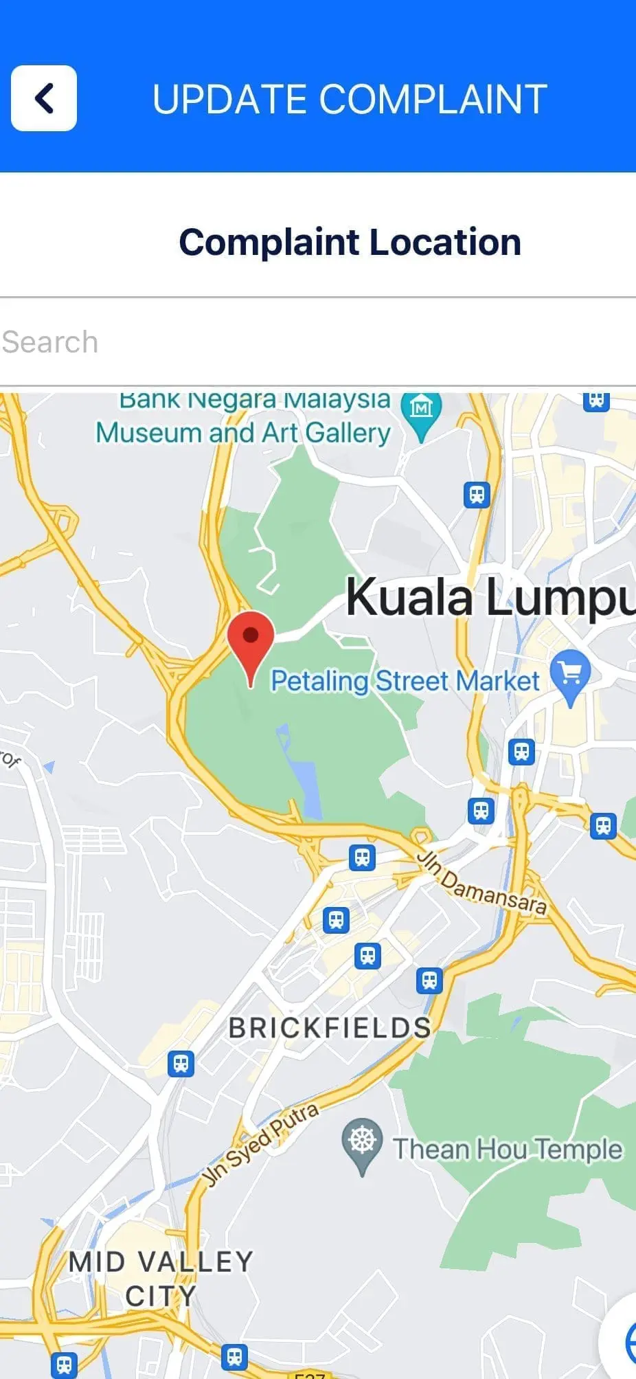 Step 5 Pinpoint location