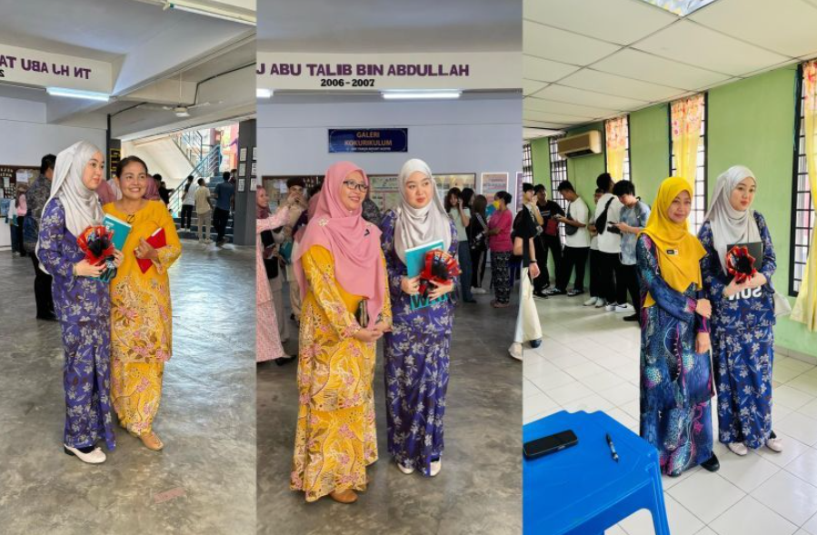 student with teachers