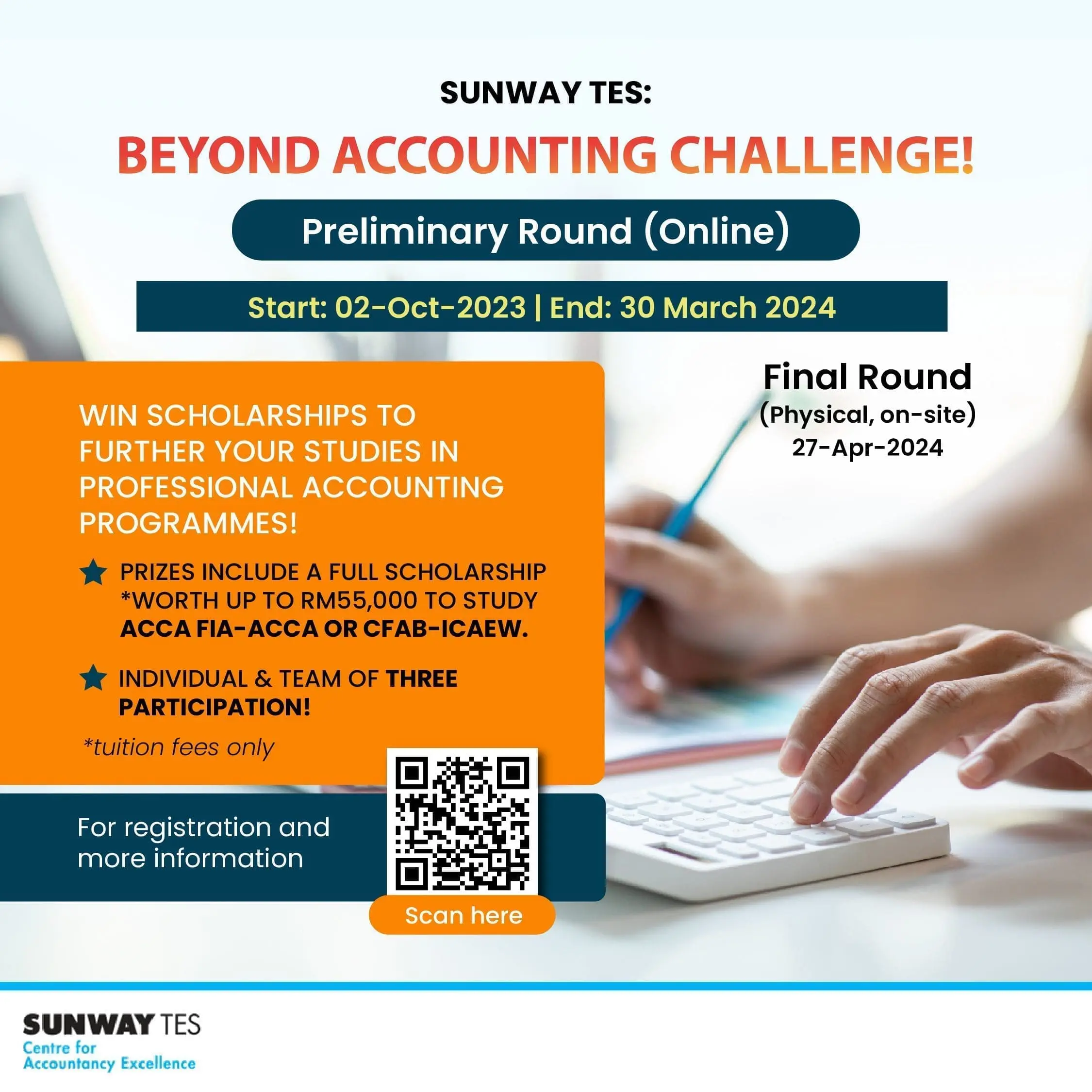Sunway TES Beyond Accounting Quiz poster