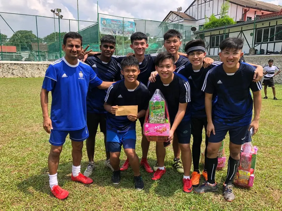 Surya and his football team