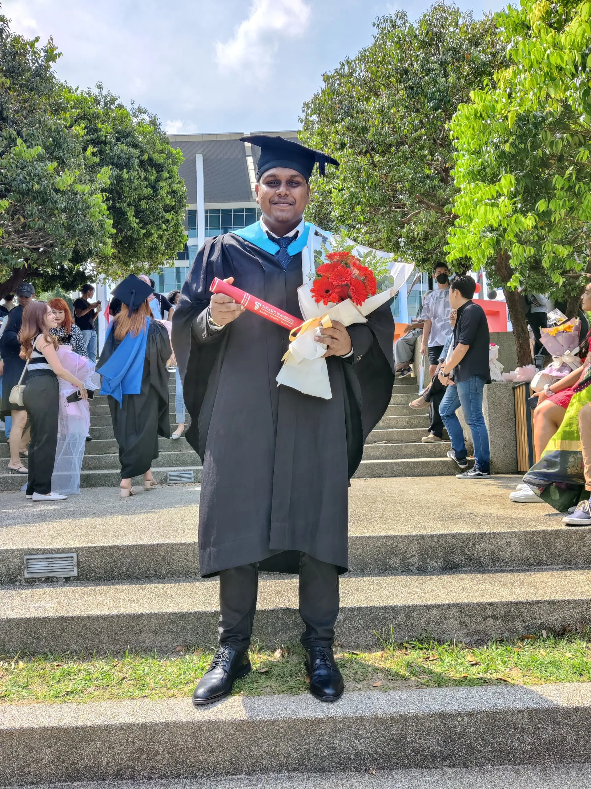 Surya graduated from Uni