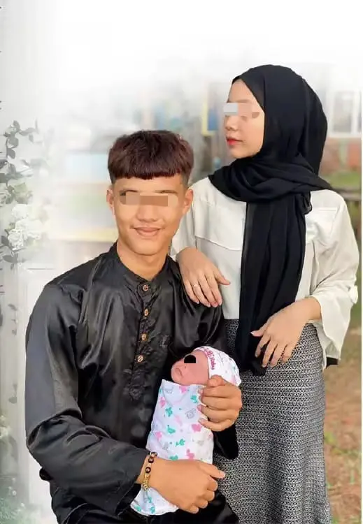 Syahmi Danish Askar and his family