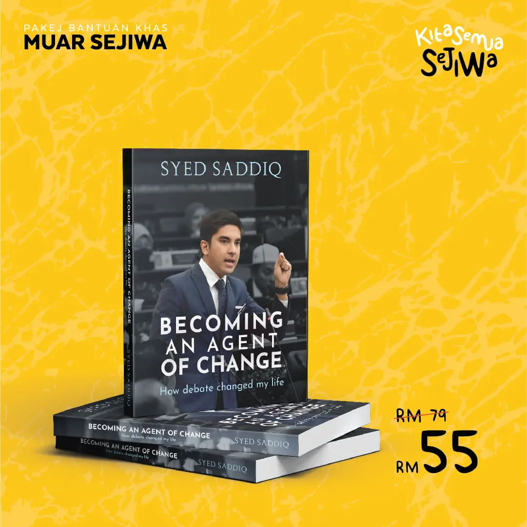 Syed Saddiq's book 'Becoming An Agent of Change'